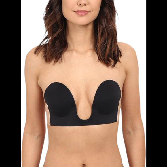 Fashion Forms Women's U Plunge Backless Strapless Bra Black - - Picture 1 of 1
